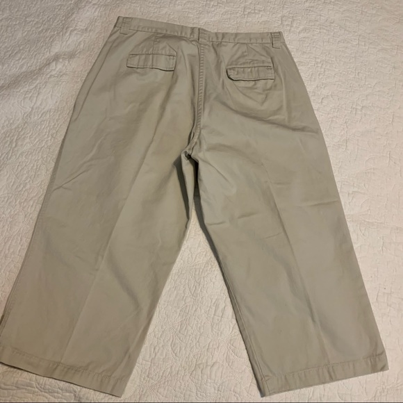 Christopher & Banks khaki color capris. - Picture 2 of 7
